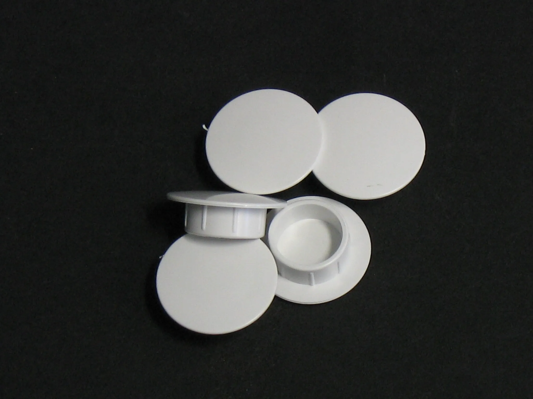 ZESTAW ZAŚLEPEK (5 szt.), biały