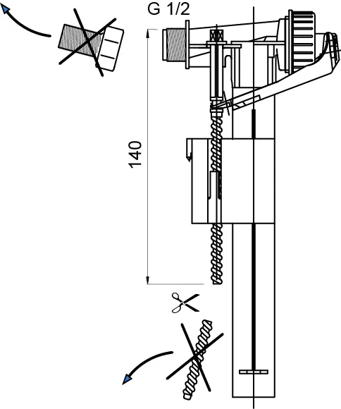 ZAWÓR NAPEŁNIAJĄCY HVK G 3/8