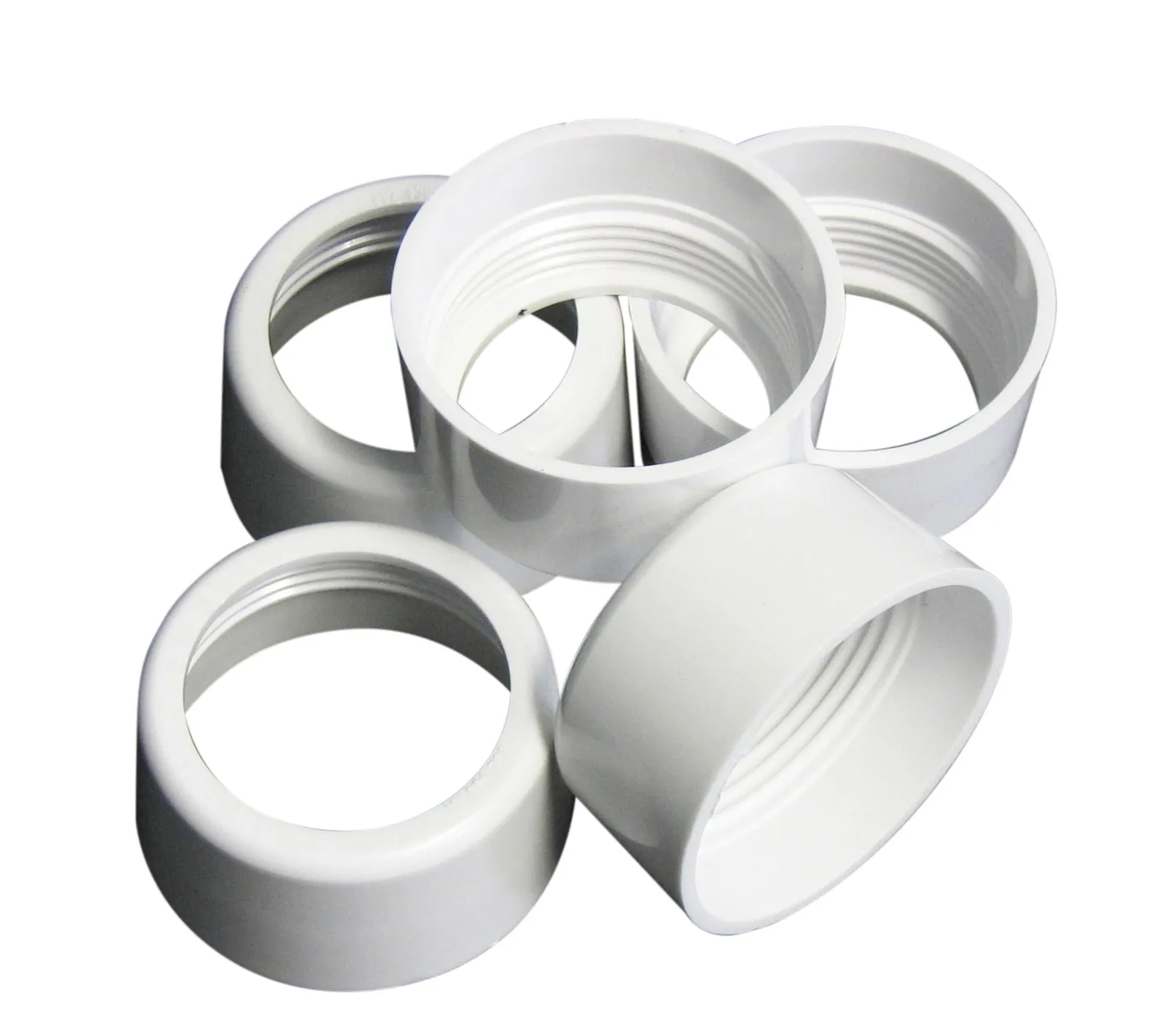 ZESTAW NAKRĘTEK MOCUJĄCYCH KOLANO SPUSTOWE (5 szt.), biały