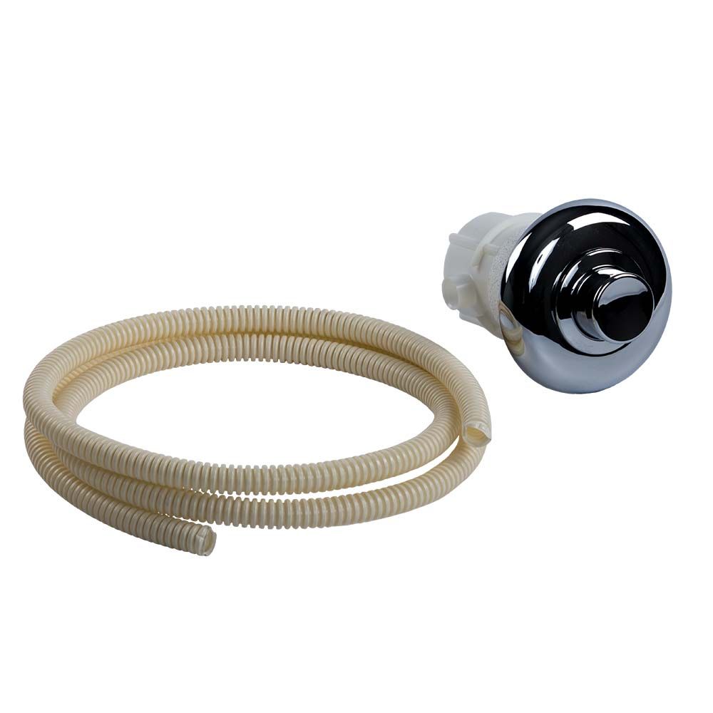 PRZYCISK PNEUMATYCZNY, błyszczący chrom