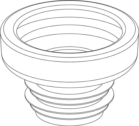 ZŁĄCZE WC MODEL NUMER 5, biały