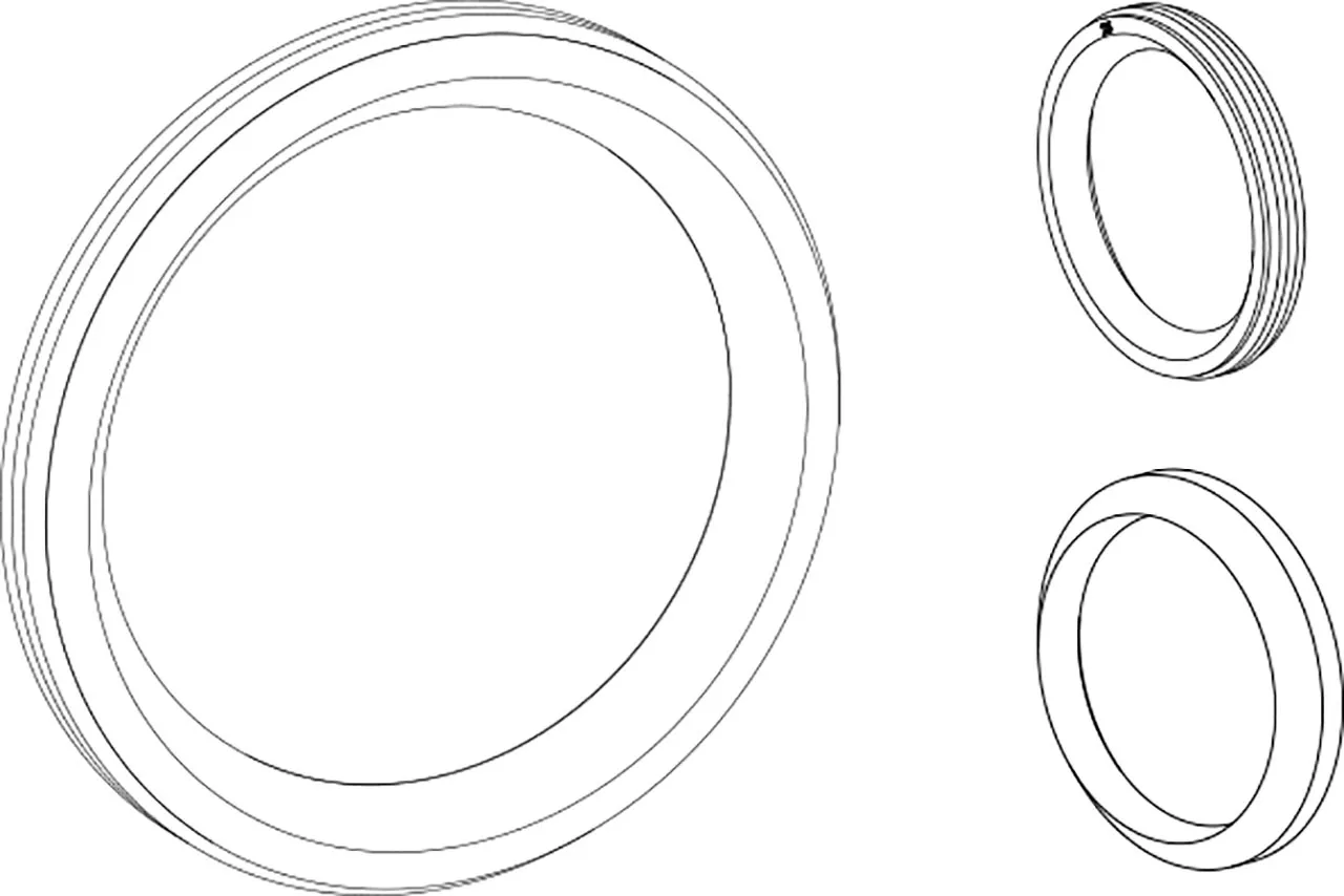 ZESTAW USZCZELEK GUMOWYCH DO RURY SPUSTOWEJ I KOLANA ODPŁYWOWEGO 90 mm