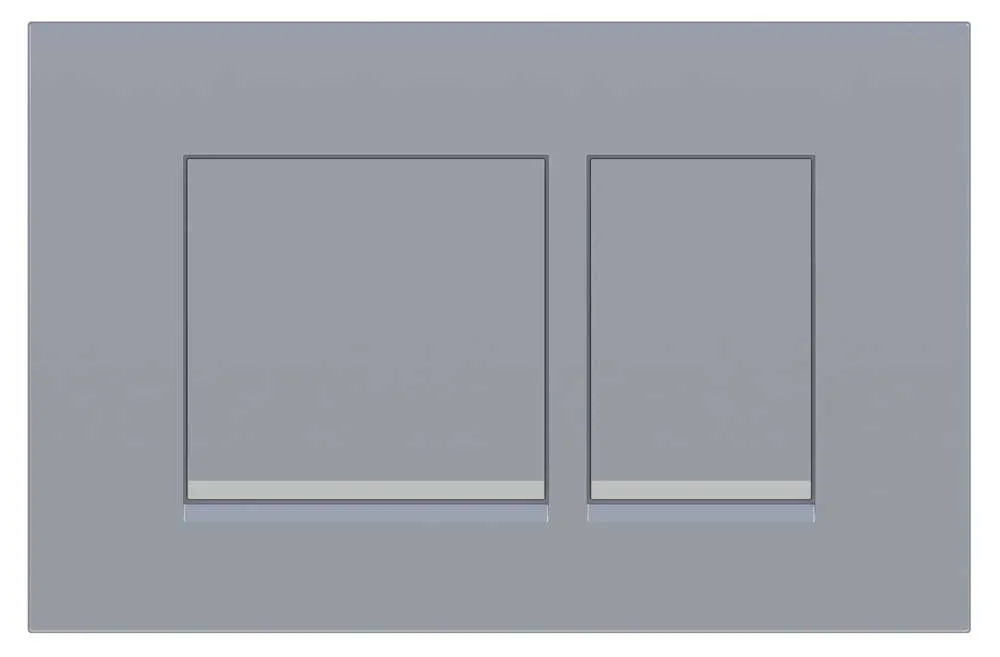 PRZYCISK SPŁUKUJĄCY CERES, błyszczący chrom