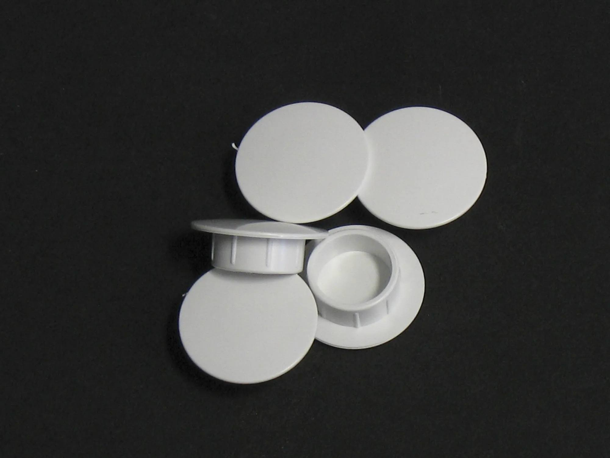 ZESTAW ZAŚLEPEK (5 szt.), biały