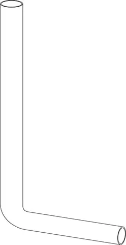 KOLANO SPUSTOWE 550 x 300 mm, biały