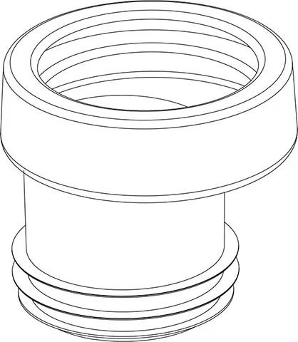 ZŁĄCZE WC MODEL NUMER 8, biały