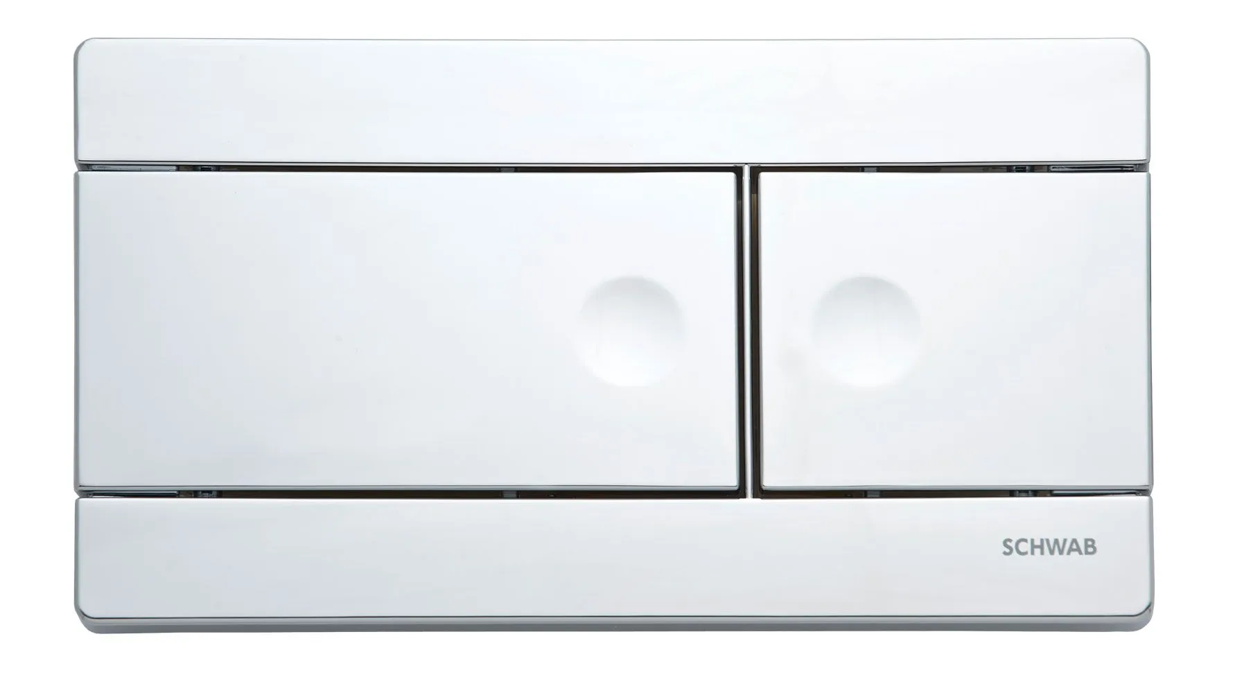 PRZYCISK SPŁUKUJĄCY LINE, błyszczący chrom