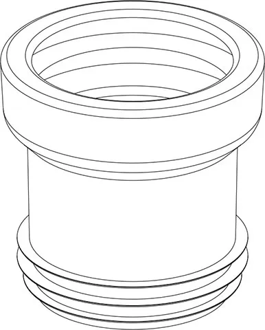 ZŁĄCZE WC MODEL NUMER 3, biały